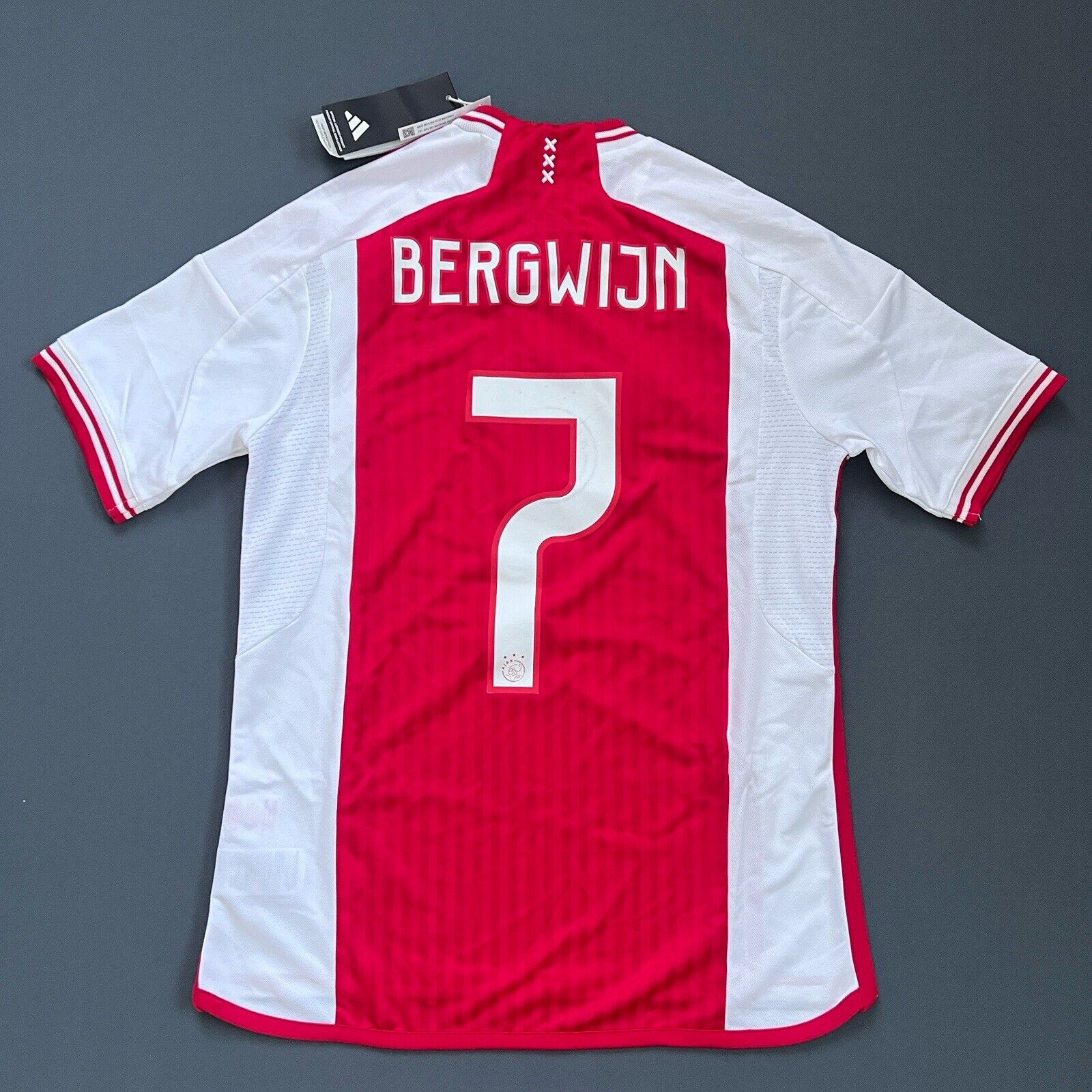 Bergwijn Ajax Amsterdam 23/24 Home Soccer Football Shirt Adidas Boys Size XL