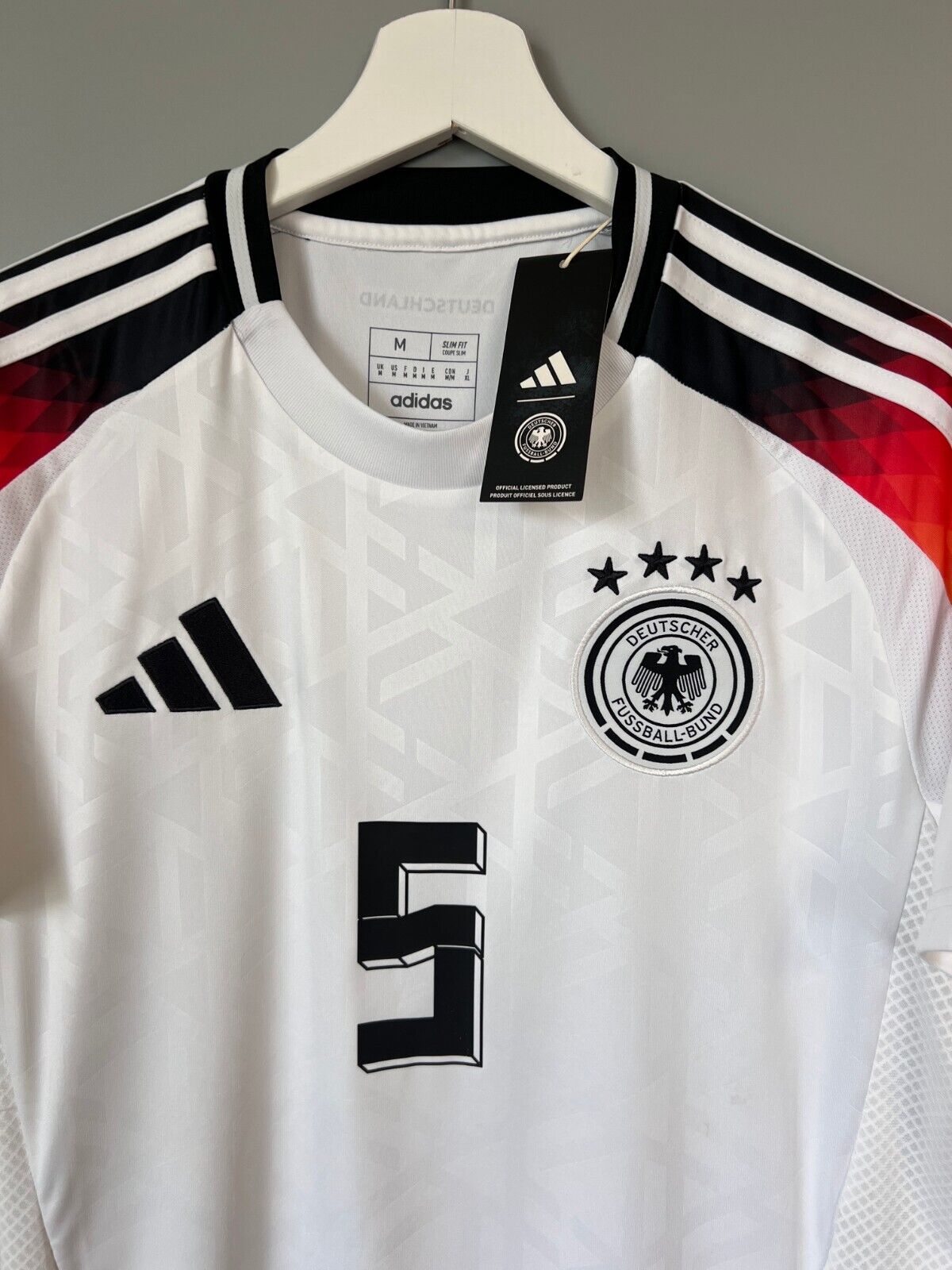 Germany Jersey 2024 Home Soccer Football Shirt Adidas IP8139 Mens Size M