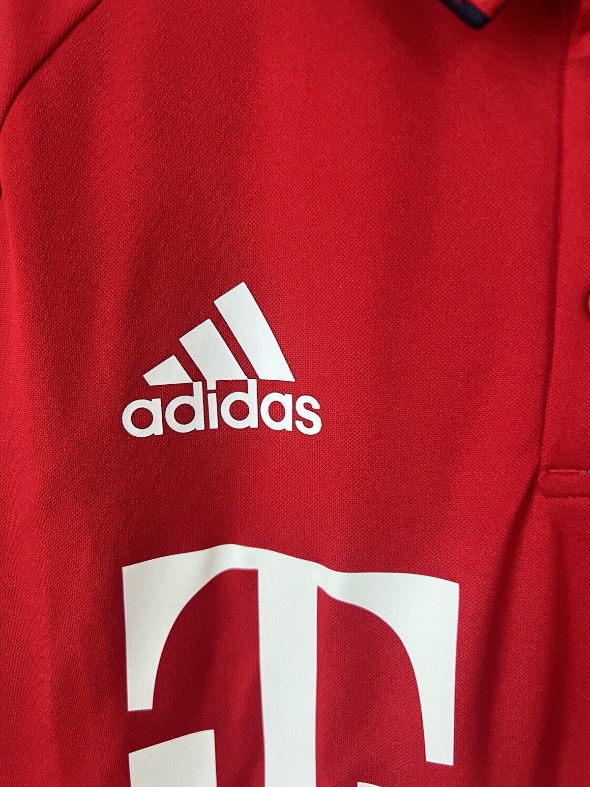 Bayern Munich Polo Jersey 2017-2018 Mens Soccer Shirt BQ2435 Adidas Size M