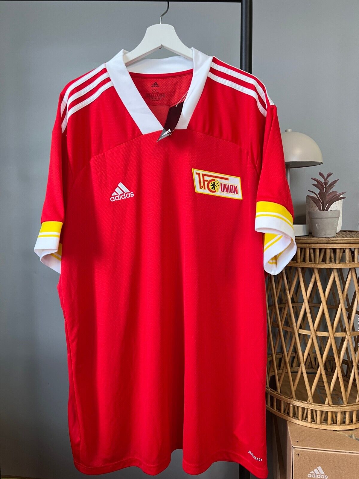 1. FC Union Berlin Jersey 20/21 Home Soccer Football Shirt Adidas Mens Size 3XL