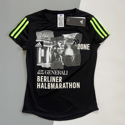 Adidas Running Shirt Berlin Marathon 2020 Size XS Womens GK9260 New