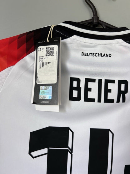 Beier Germany Jersey 2024 Home Soccer Football Adidas DFB IP6130 Boys Size S
