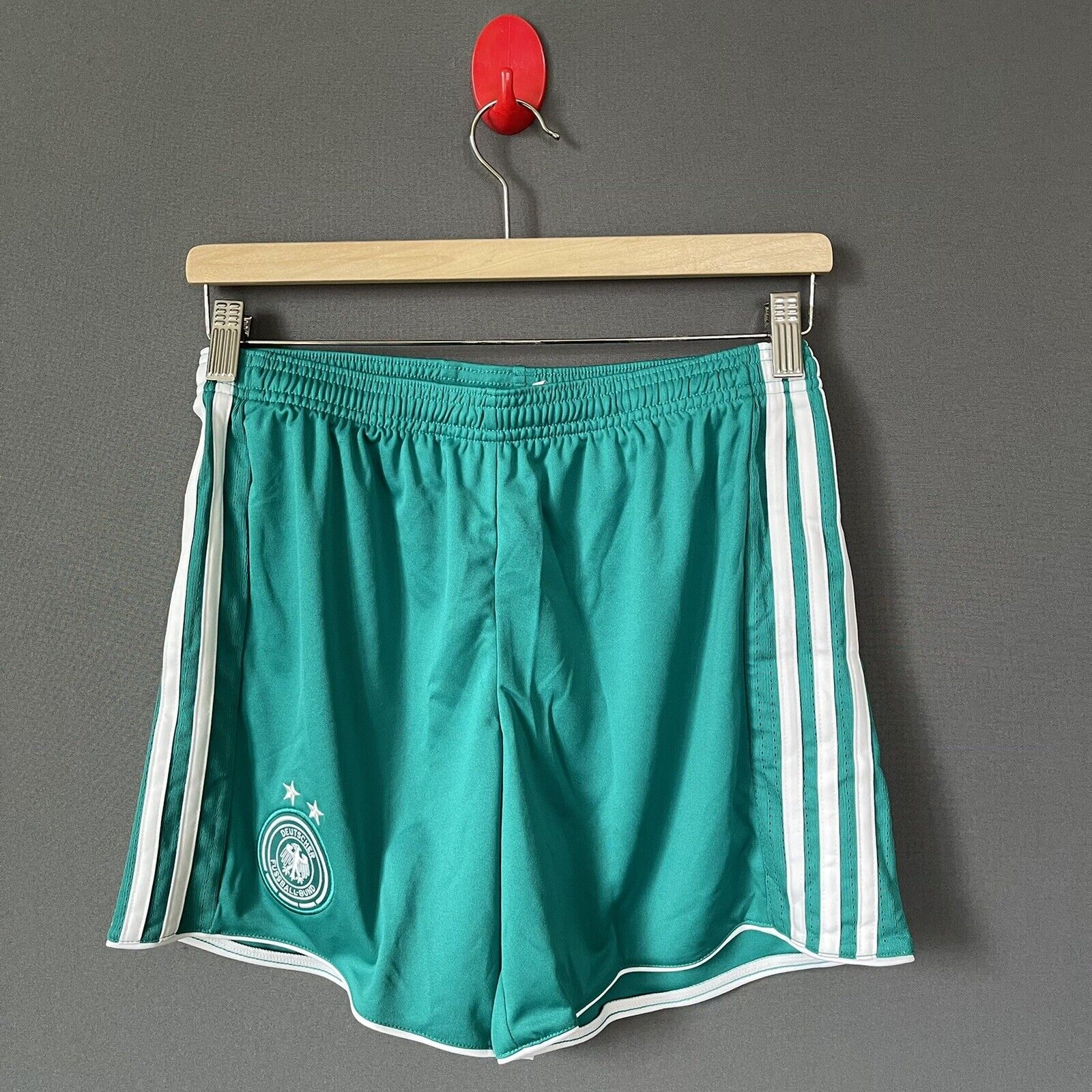 Germany Team Shorts Womens Size Large Football Soccer Adidas B49230