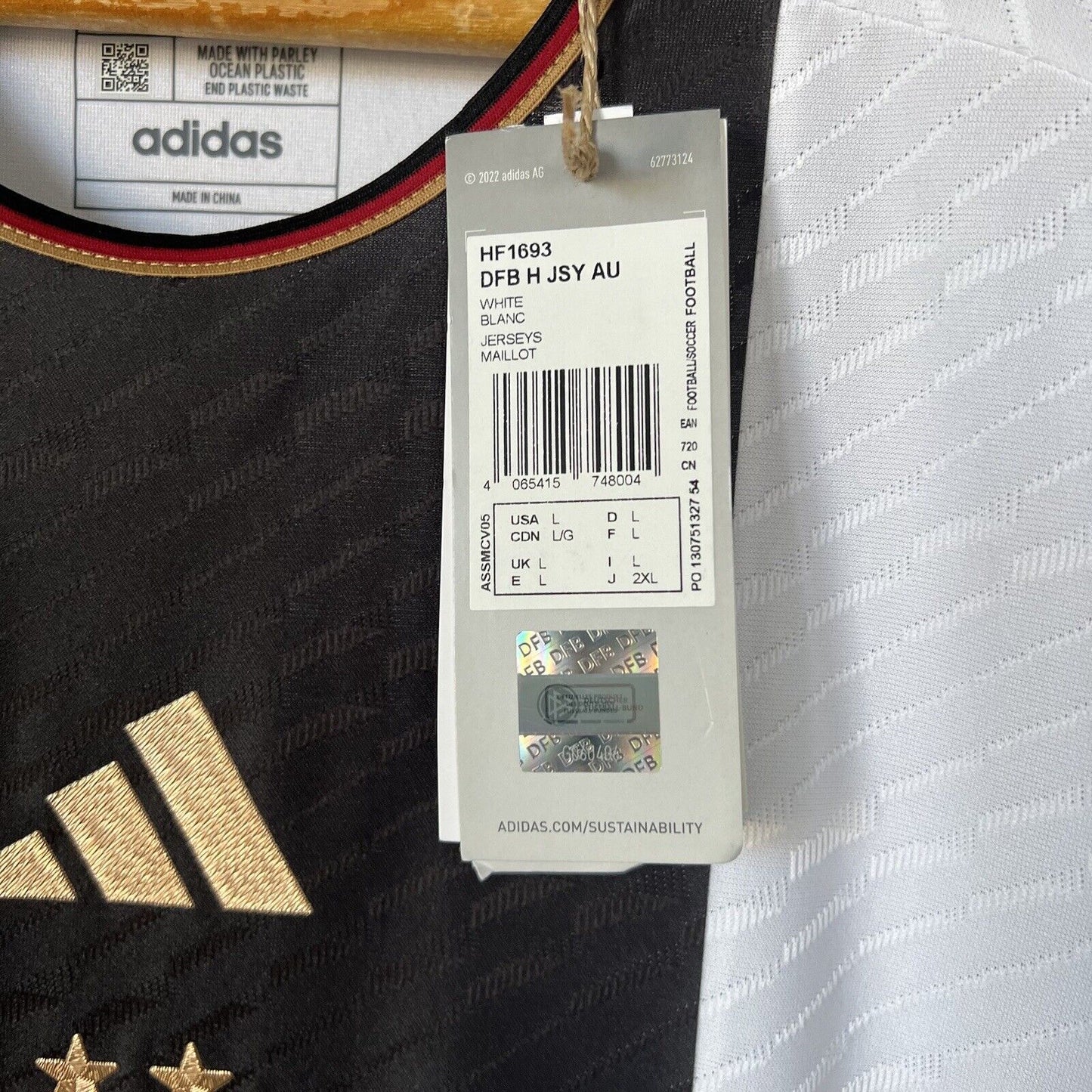 Kimmich Germany Jersey 2022 Home Authentic Large Mens Football Shirt Adidas