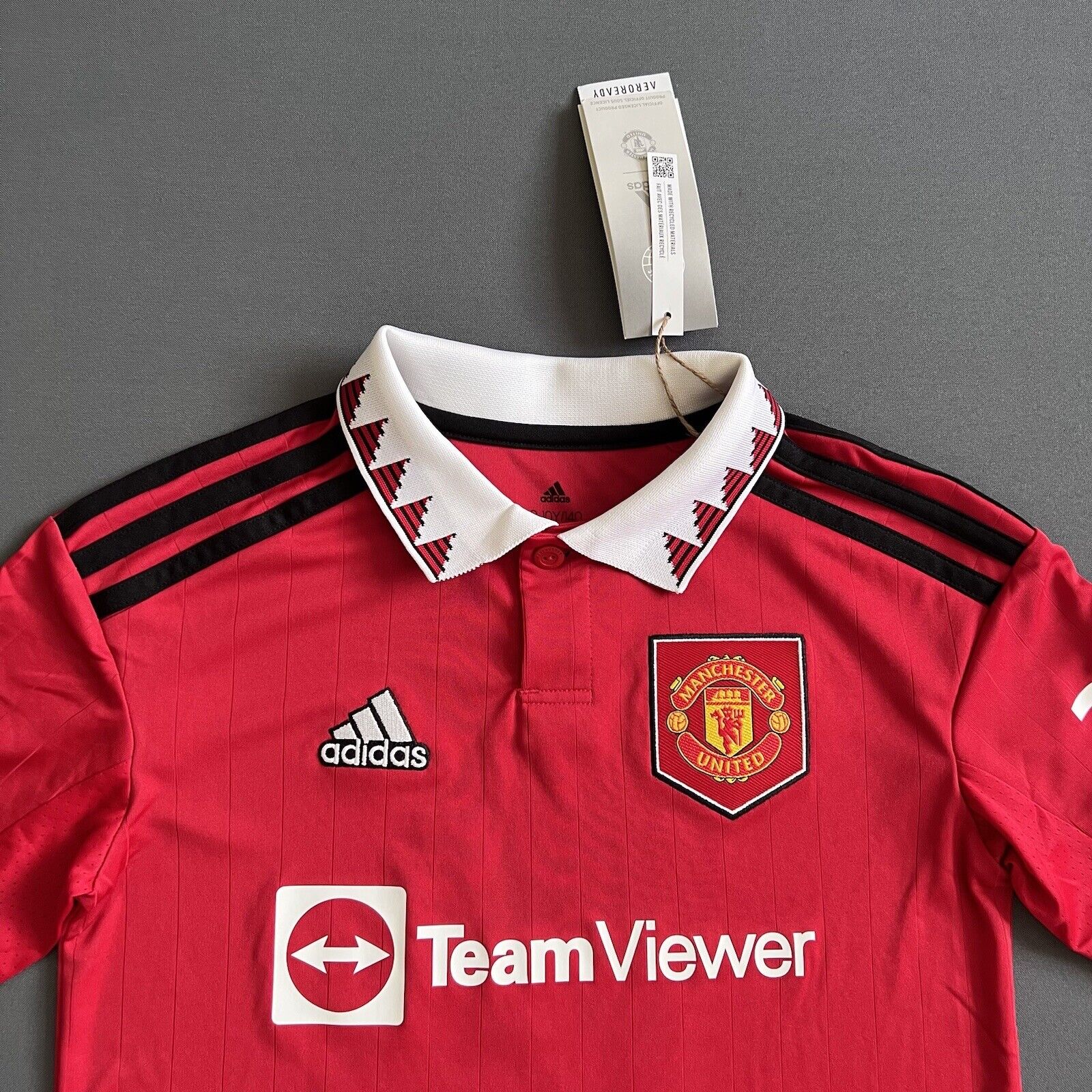 Eriksen Manchester United Jersey 22-23 Home Size S Boys Football Shirt Adidas