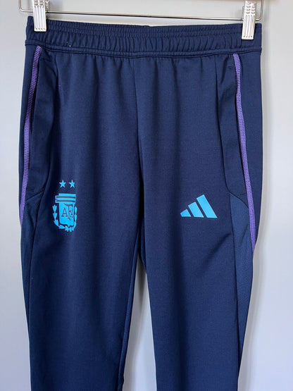 Argentina Tiro 23 Training Pants Blue Football Soccer Adidas HF3914 Mens Size XS