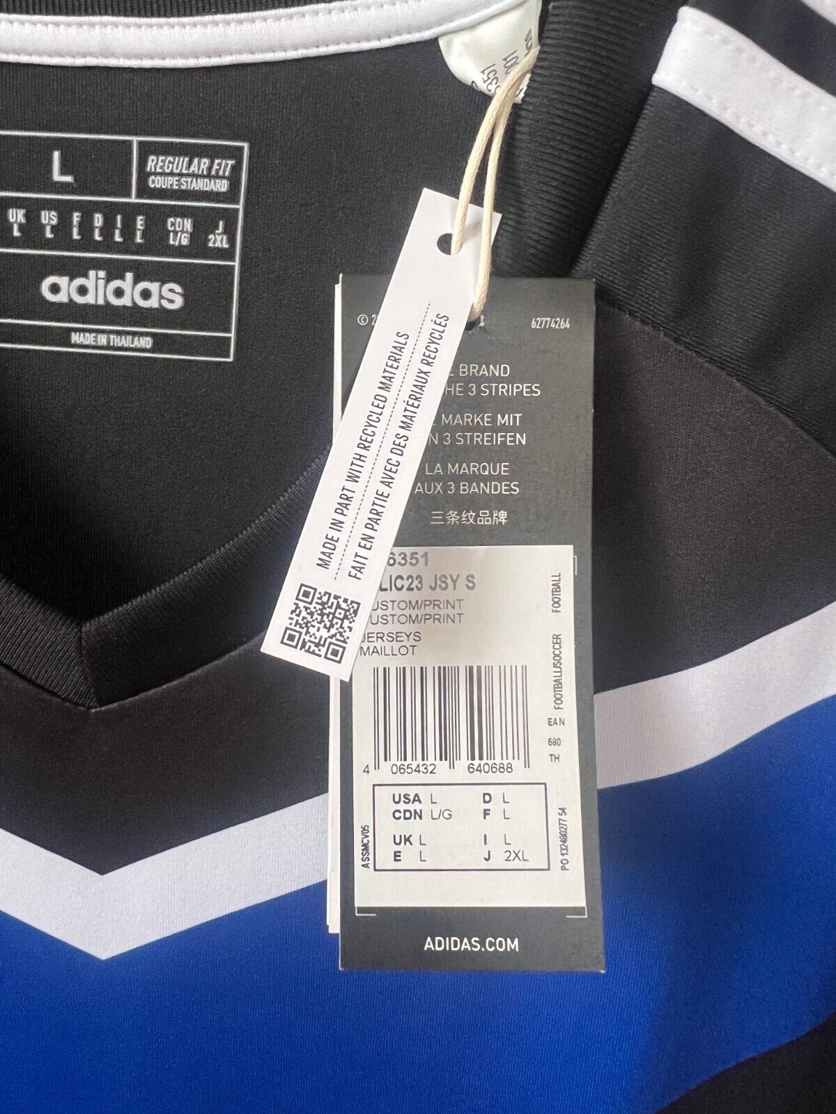 Adidas Jersey Training Soccer Football Shirt Adidas Mens Size L