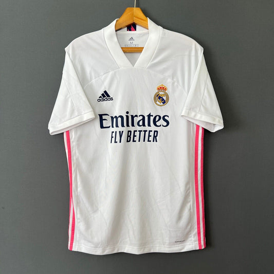 REAL MADRID JERSEY 2020/21 HOME SIZE M SOCCER FOOTBALL MAILLOT FM4735 ADIDAS
