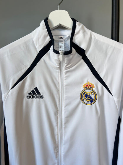 Real Madrid Teamgeist Jacket 2006 x 2021 White Soccer Adidas HA2537 Mens Size M