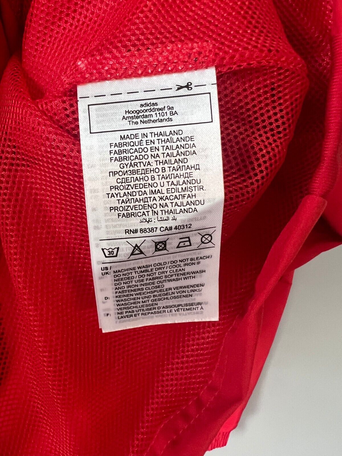 Manchester United Jacket Presentation H63966 Adidas Football Soccer Mens Size XS