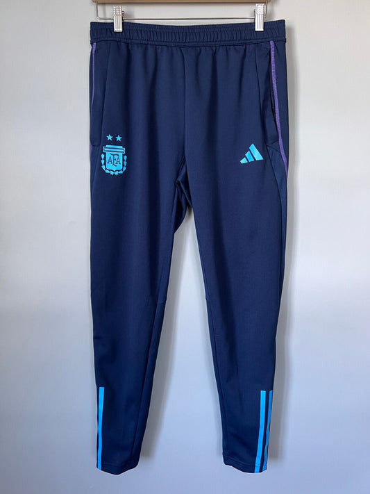 Argentina Tiro 23 Training Pants Blue Football Soccer Adidas HF3914 Mens Size M