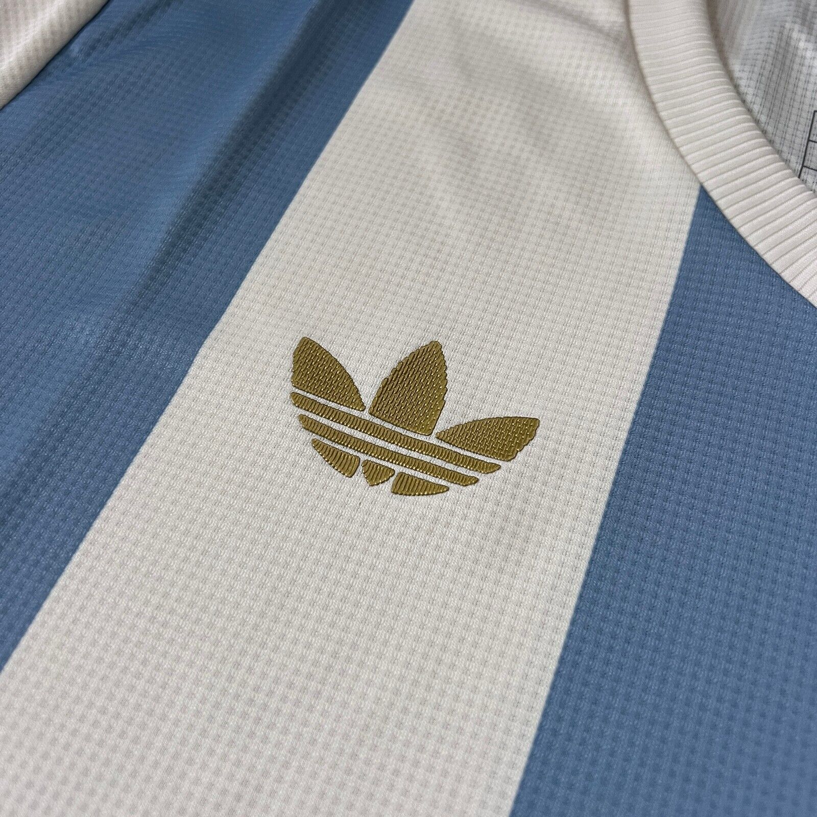 Argentina Jersey Anniversary 2024 Soccer Shirt JF2641 Adidas Mens Size XL