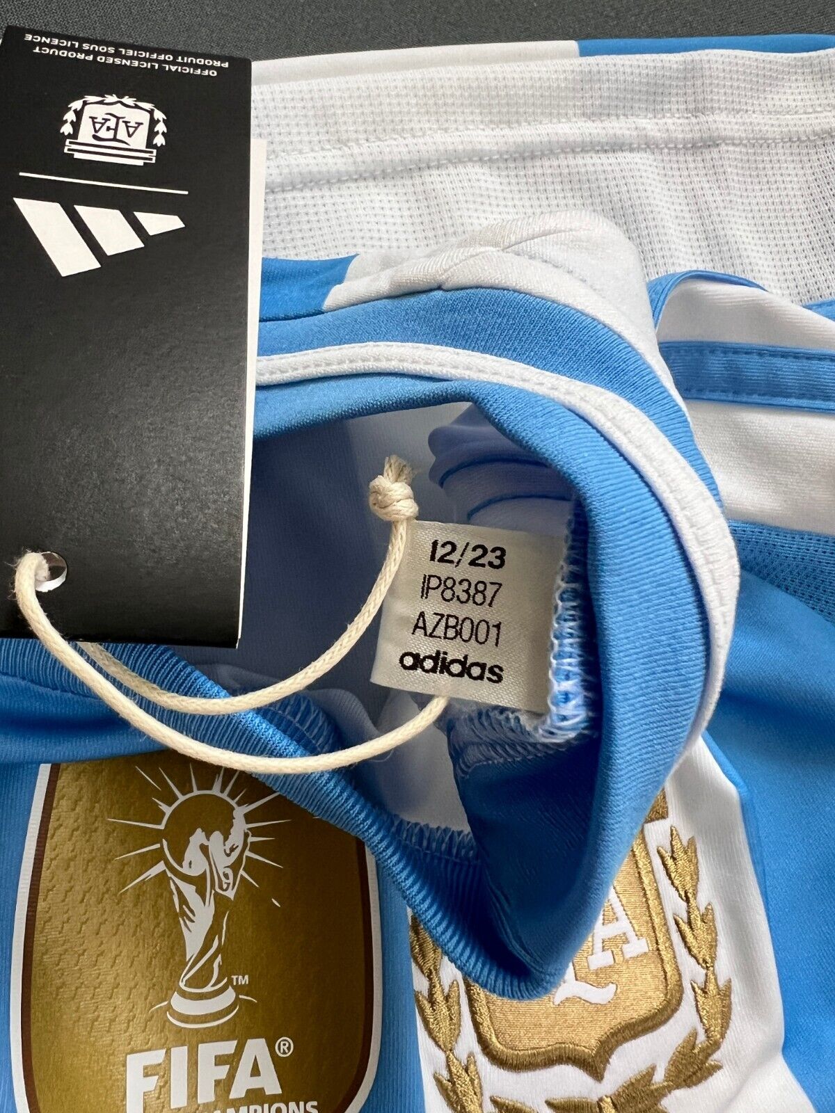 Argentina Jersey 2024-25 Home Soccer Football Shirt IP8387 Adidas Boys Size M