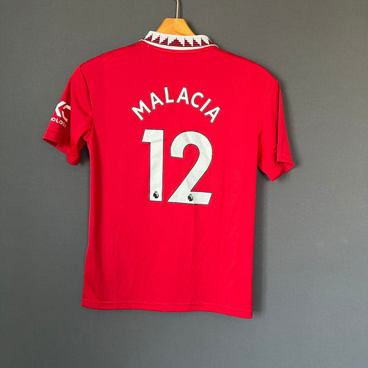 Manchester United 2022-23 Home Size M 11-12Y Boys Soccer Football Shirt Adidas