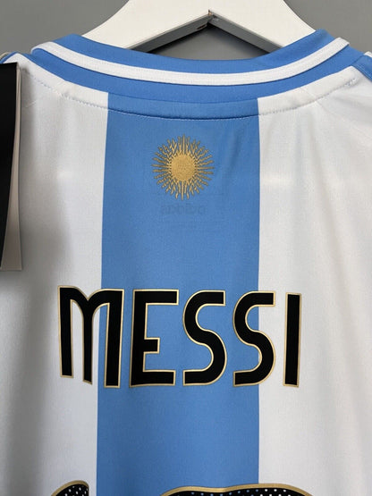 Messi Argentina Jersey 2024 Home Soccer Shirt IP8409 Adidas Mens Size M
