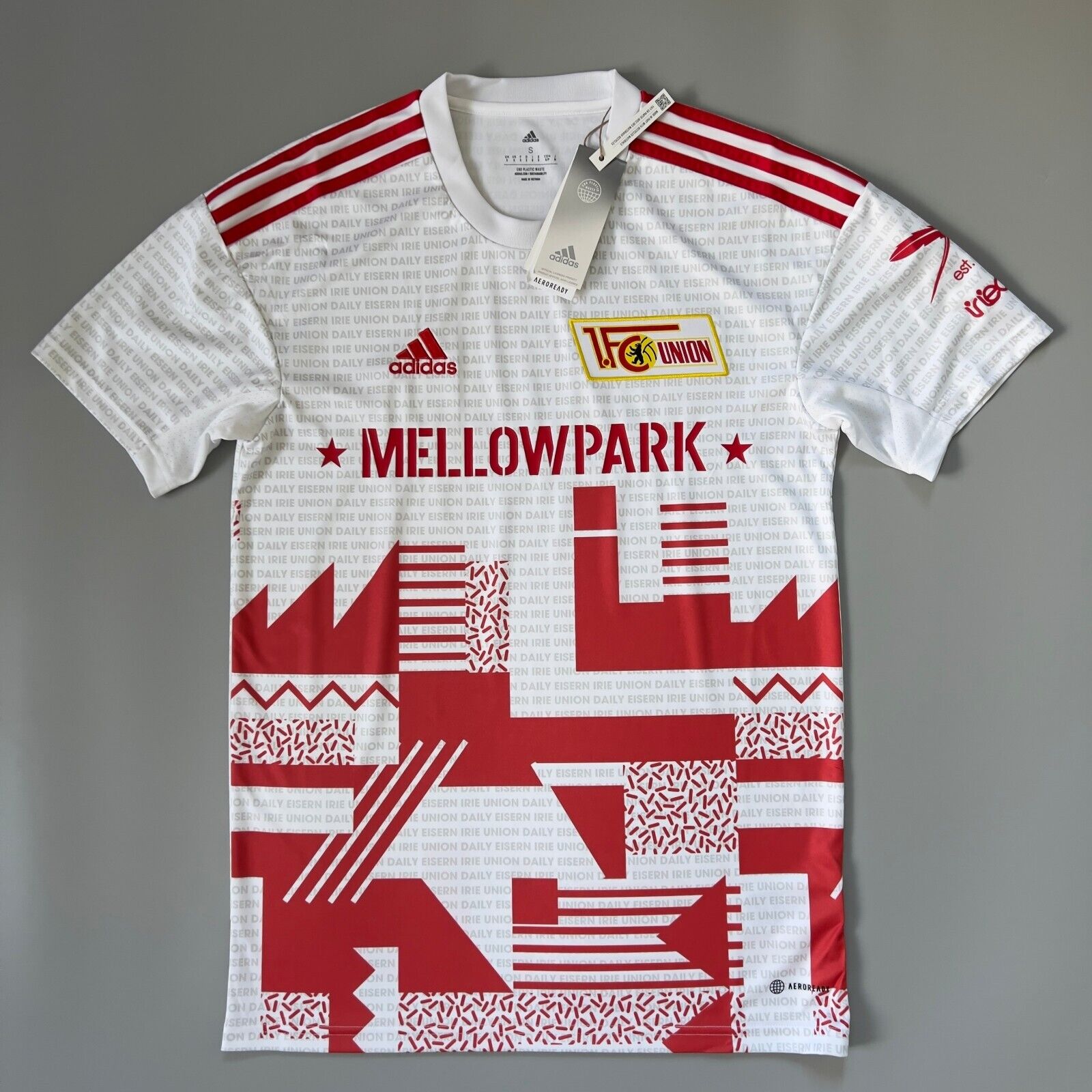 1. FC UNION BERLIN 22/23 FOURTH FUSSBALL TRIKOT ADIDAS HERREN Alle Größen NEU