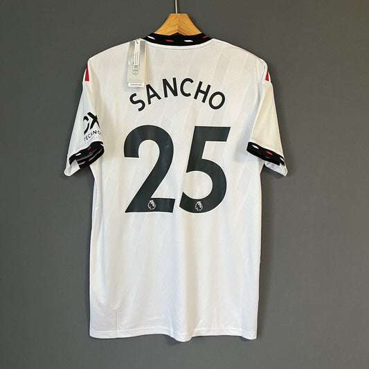 Sancho Manchester United Jersey 2023 Away Adidas H13880 Football Shirt Medium