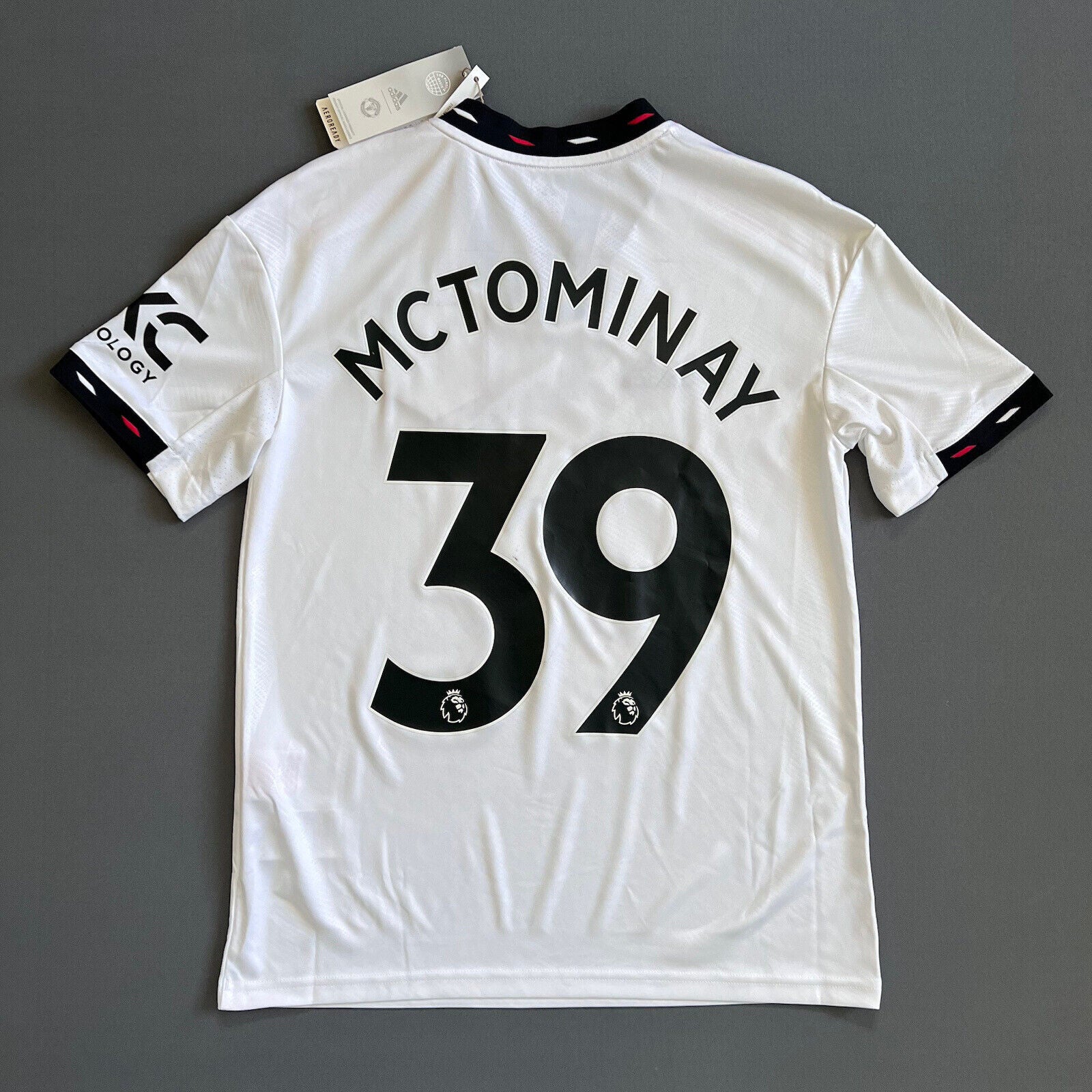 McTominay Manchester United Jersey 22-23 Away Size L Boys Adidas Football Shirt