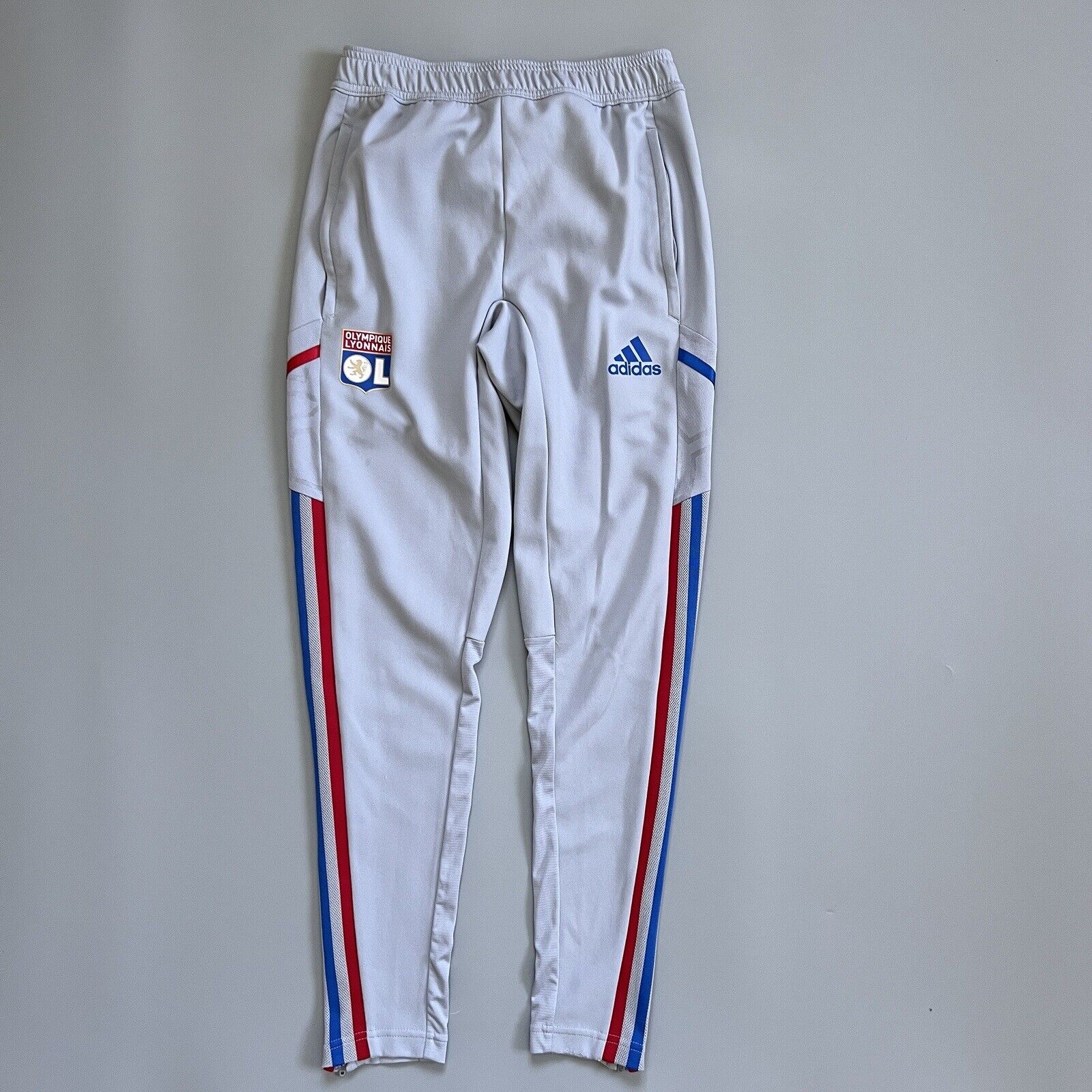 Olympique Lyonnais Pants Training Mens Soccer Football HC1022 Adidas Size XS