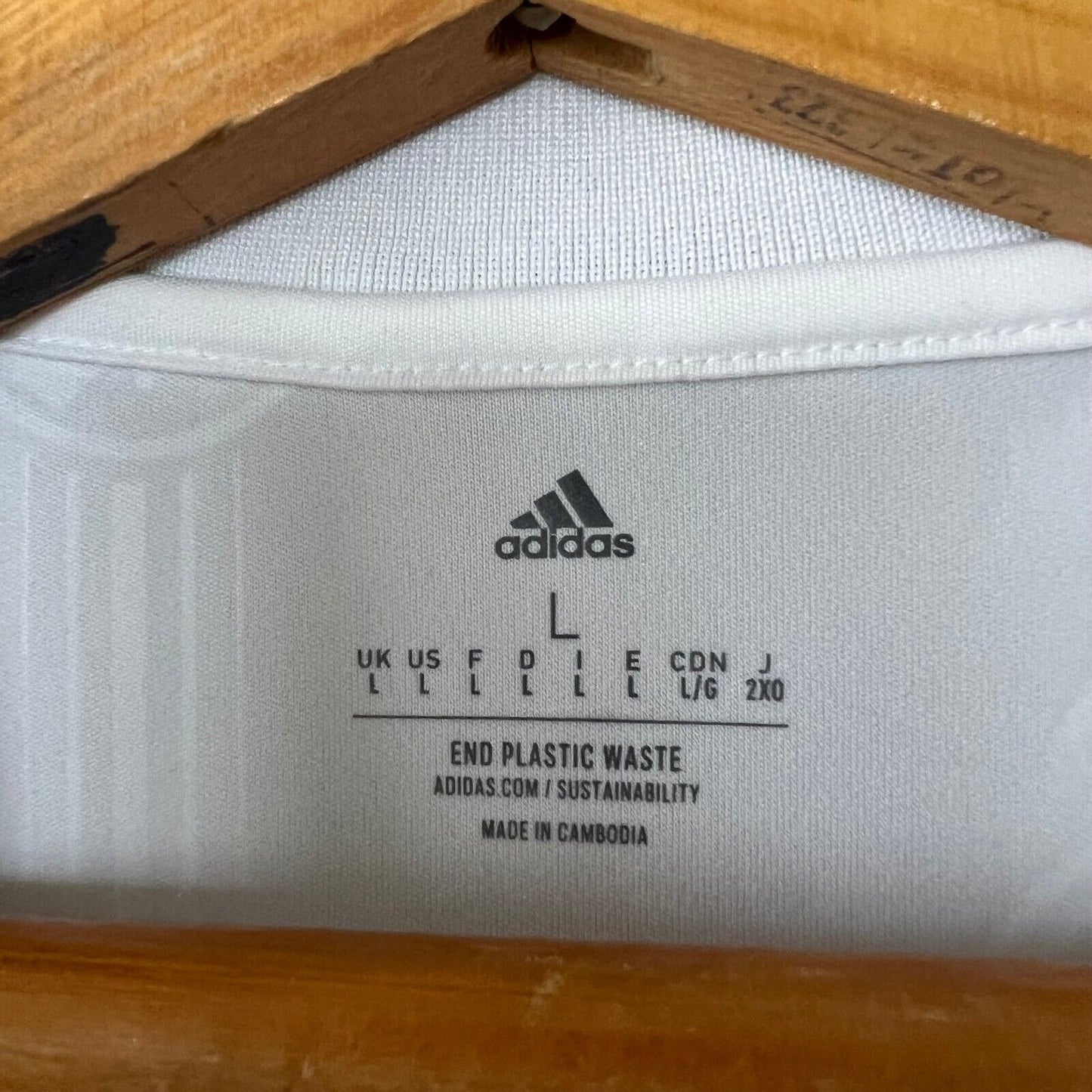 Real Madrid Jersey 2022-2023 Home Mens Football Shirt Large HF0291 Adidas