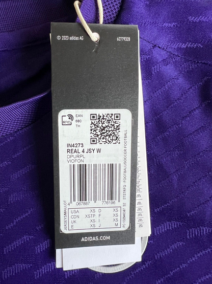 Real Madrid Jersey 23/24 Fourth Soccer Shirt IN4273 Adidas Y-3 Womens All Sizes