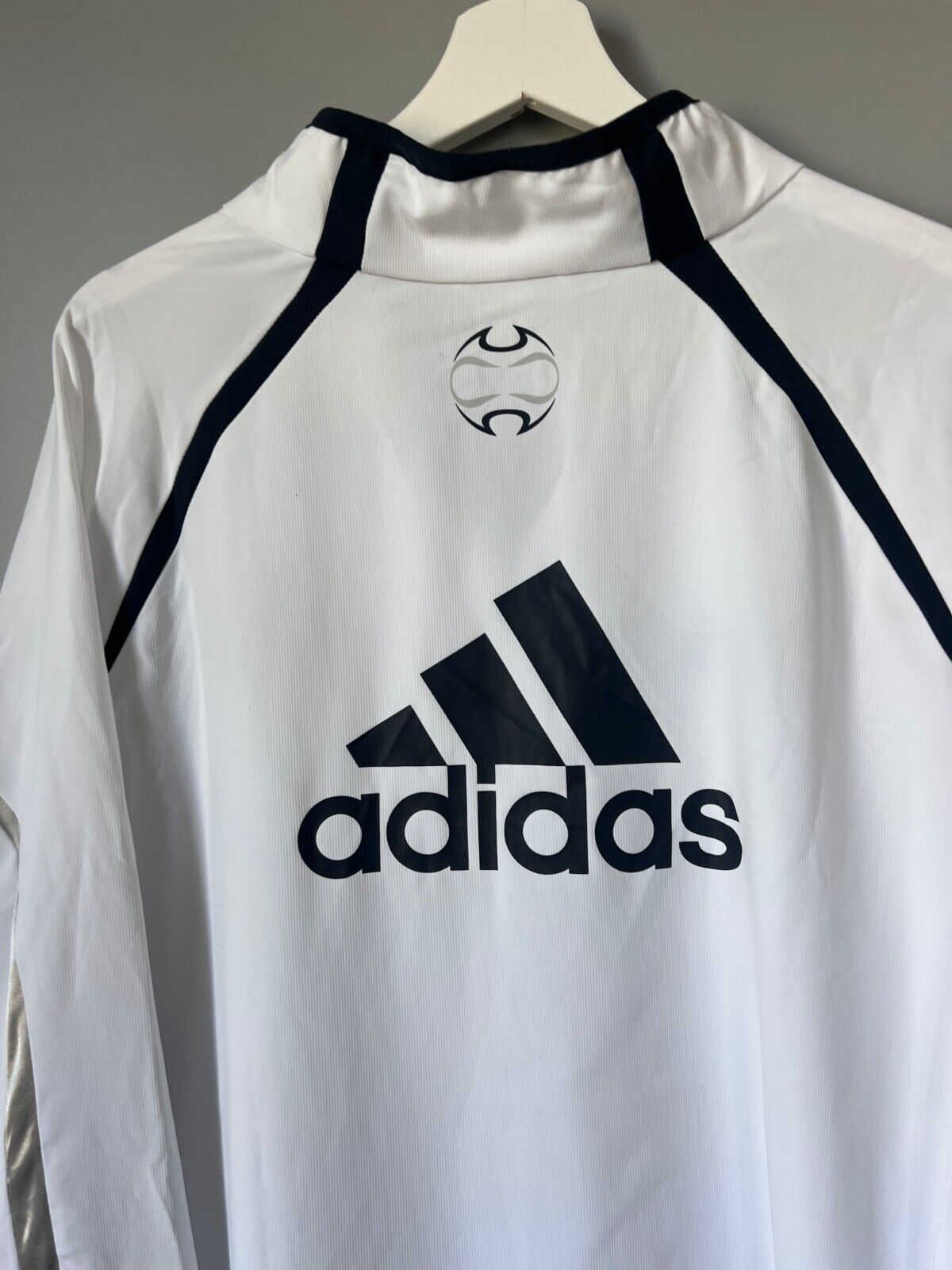 Real Madrid Jacket Teamgeist 2006x2021 White Soccer Adidas HA2537 Mens Size XXL