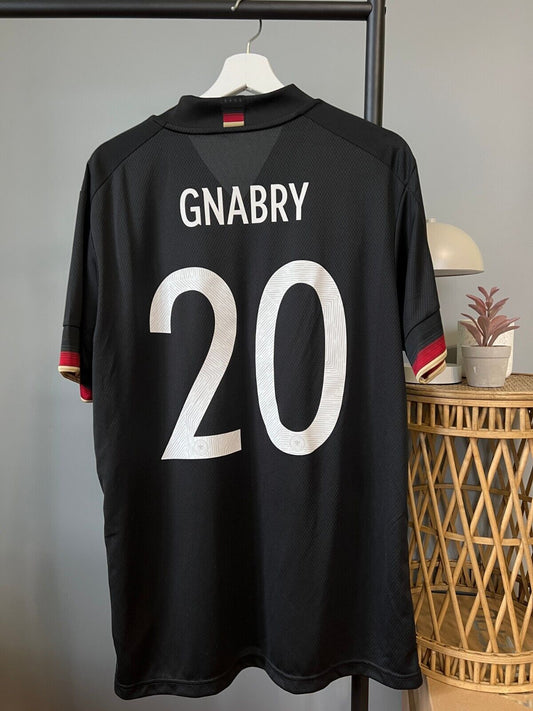 Gnabry Germany Jersey 2020 Away Soccer Shirt EH6117 Adidas Mens Size L