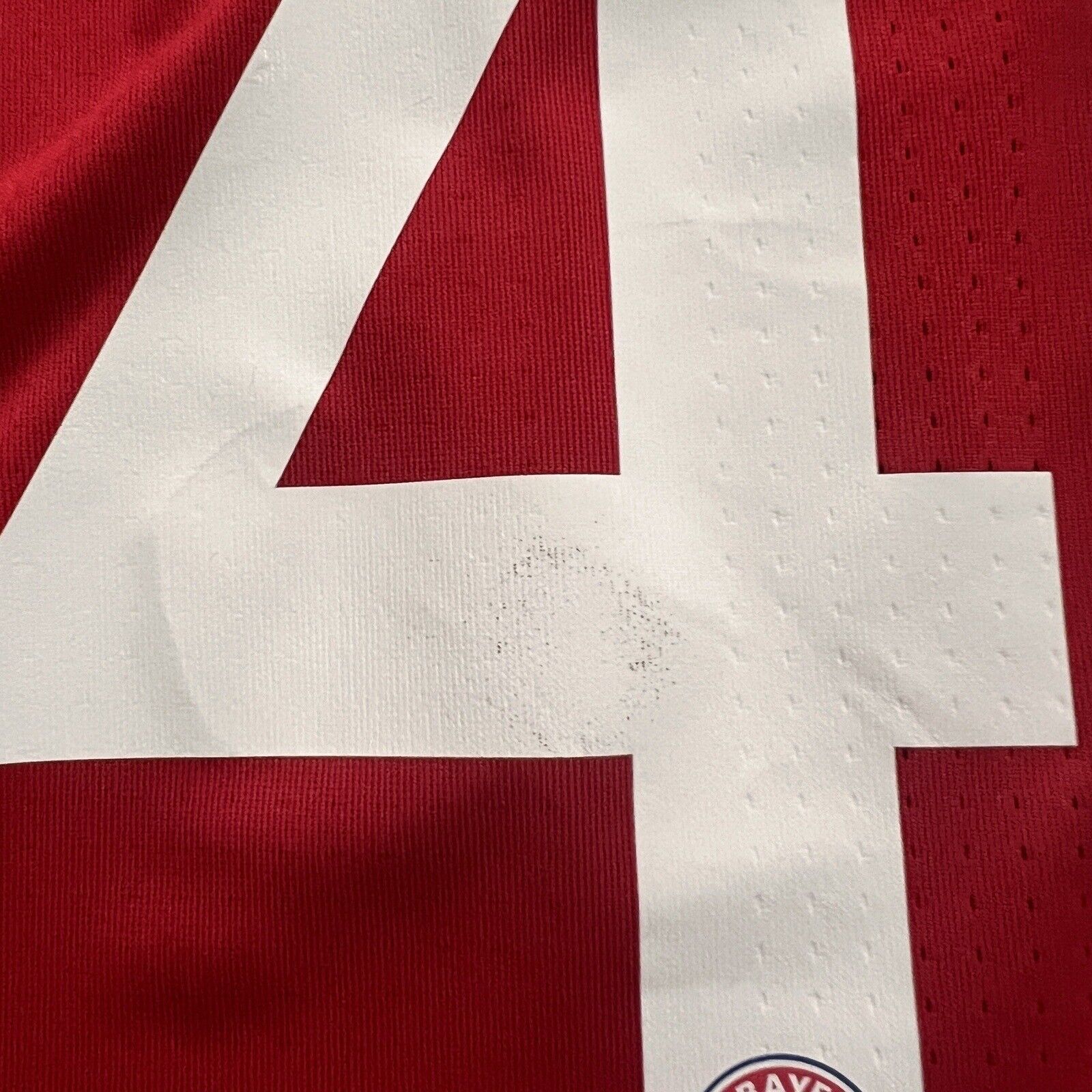 Bayern Munich Jersey 2017/18 Home Match Worn Mens Size 7 Football Shirt Adidas