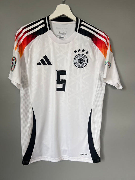Germany Jersey 2024 Home Soccer Football Shirt Adidas IP8139 Mens Size S