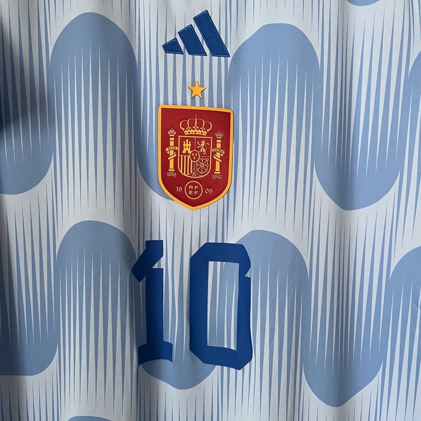 Spain Jersey 2022 Home Large Mens Soccer Shirt World Cup HE2020 Adidas