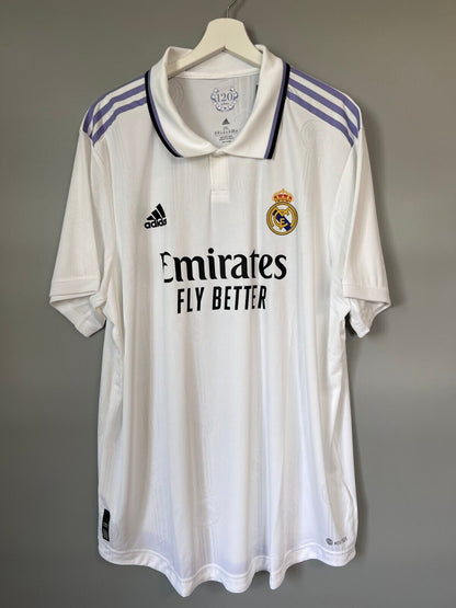 Real Madrid Jersey 22/23 Home Authentic Soccer Shirt HF0292 Adidas Mens Size XXL