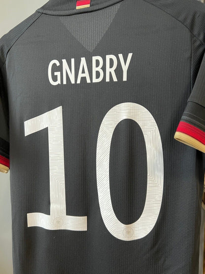 Gnabry Germany Jersey 2020 Away Authentic Soccer Shirt EH6116 Adidas Mens Size S