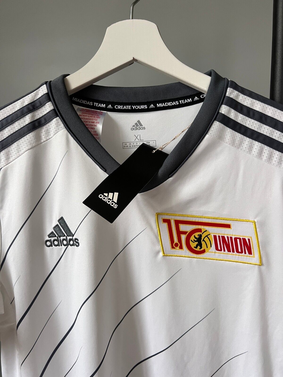 1. FC Union Berlin Jersey 20/21 Away Soccer Football Shirt Adidas Boys Size XL
