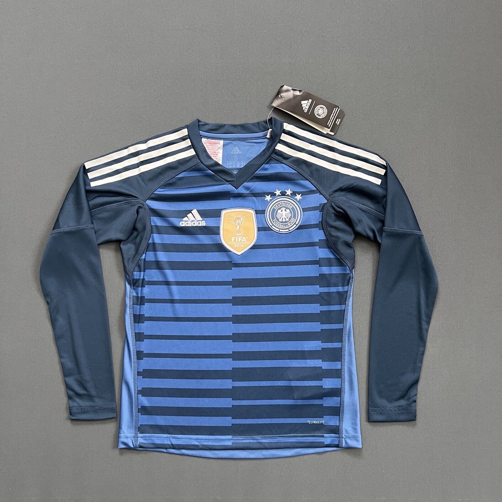Germany Jersey 2018 2019 Goalkeeper Size S Boys Adidas Football Shirt