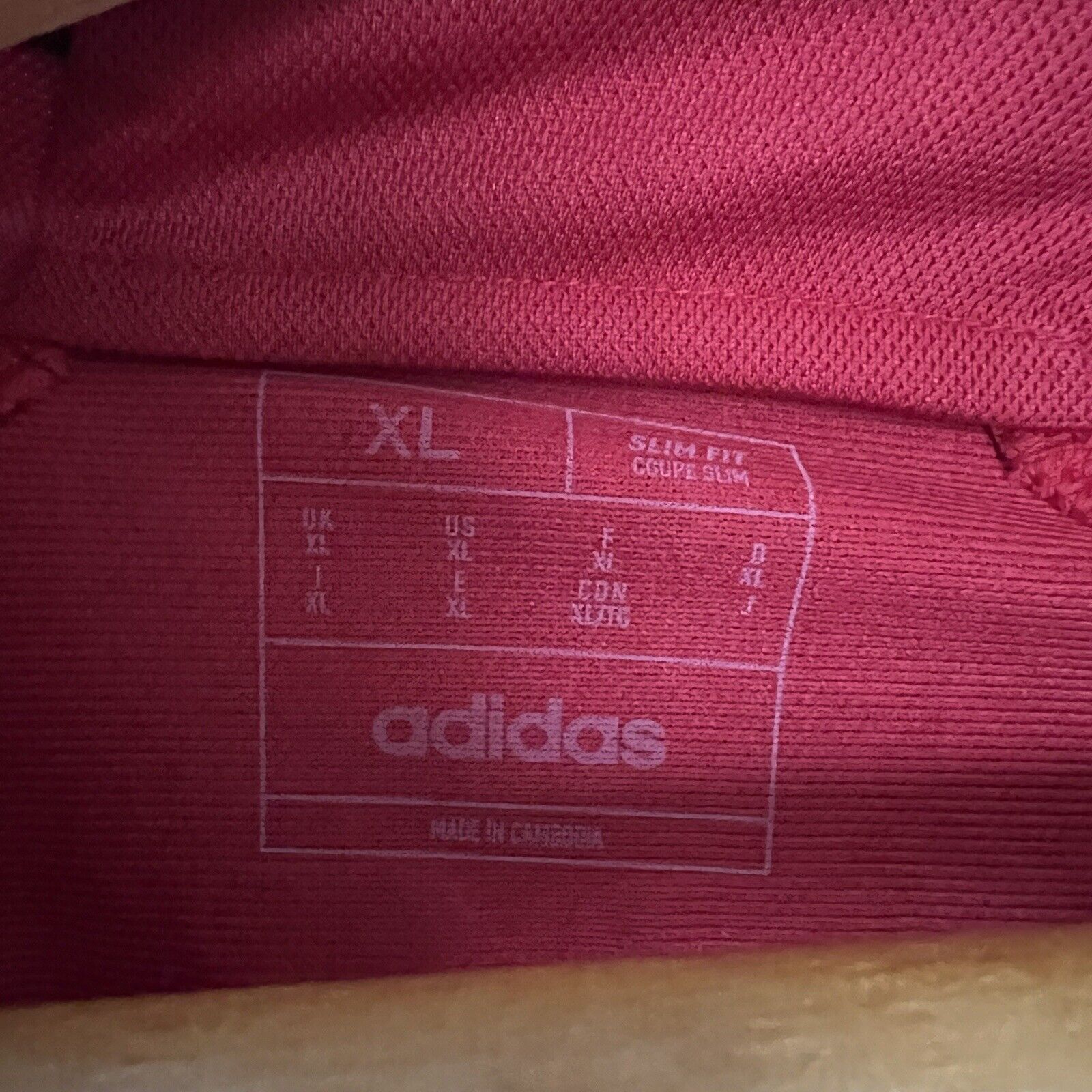 Fati Spain Jersey 2022 Home Size XL Mens Soccer Shirt World Cup HL1970 Adidas