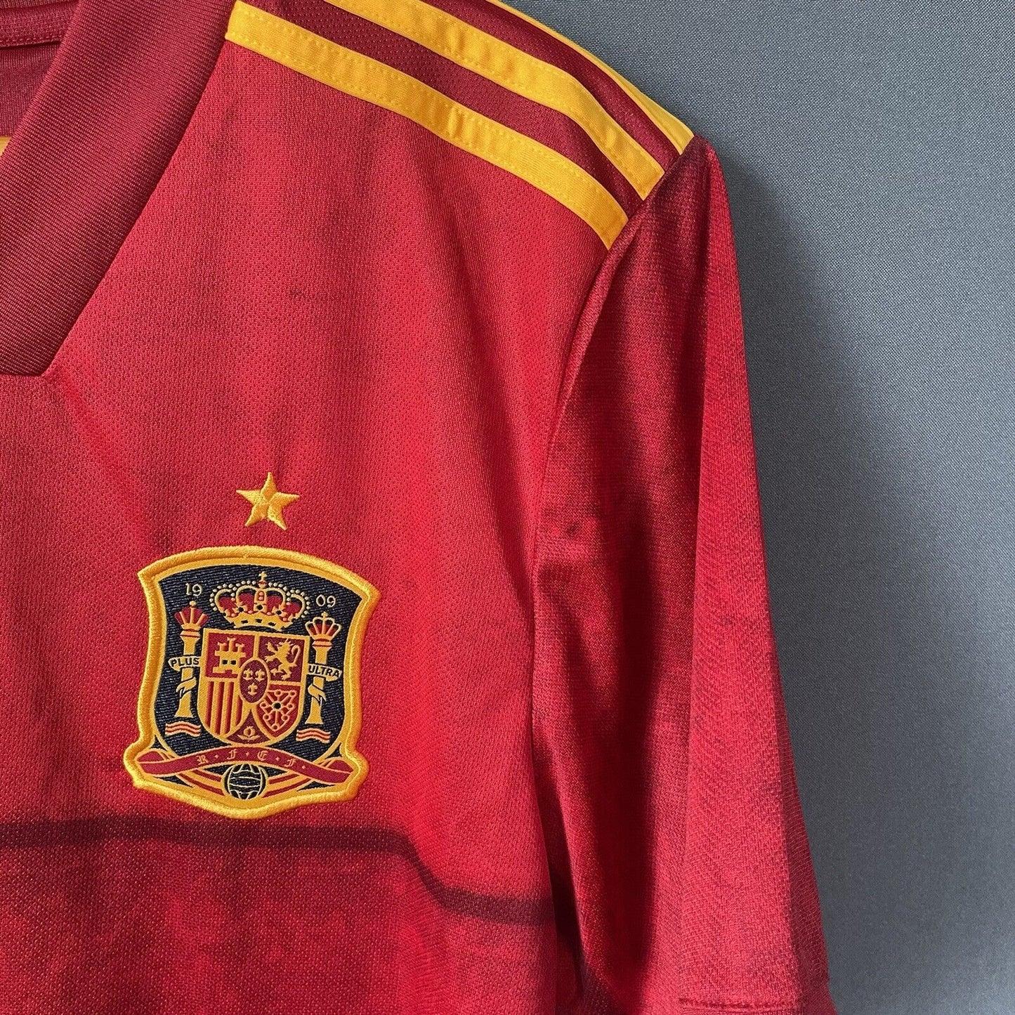 MORATA SPAIN TEAM JERSEY 2021 HOME SIZE L FOOTBALL SOCCER SHIRT ADIDAS [FR8361]