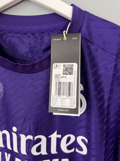 Real Madrid Jersey 23/24 Fourth Soccer Shirt IN4273 Adidas Y-3 Womens Size XS