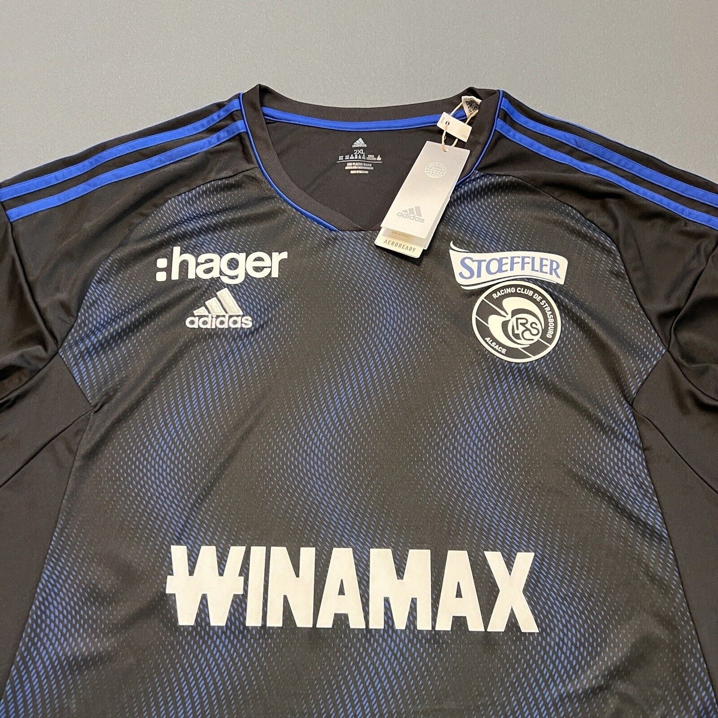Strasbourg Jersey 22/23 Third Mens Soccer Football Shirt Maillot Adidas Size 2XL