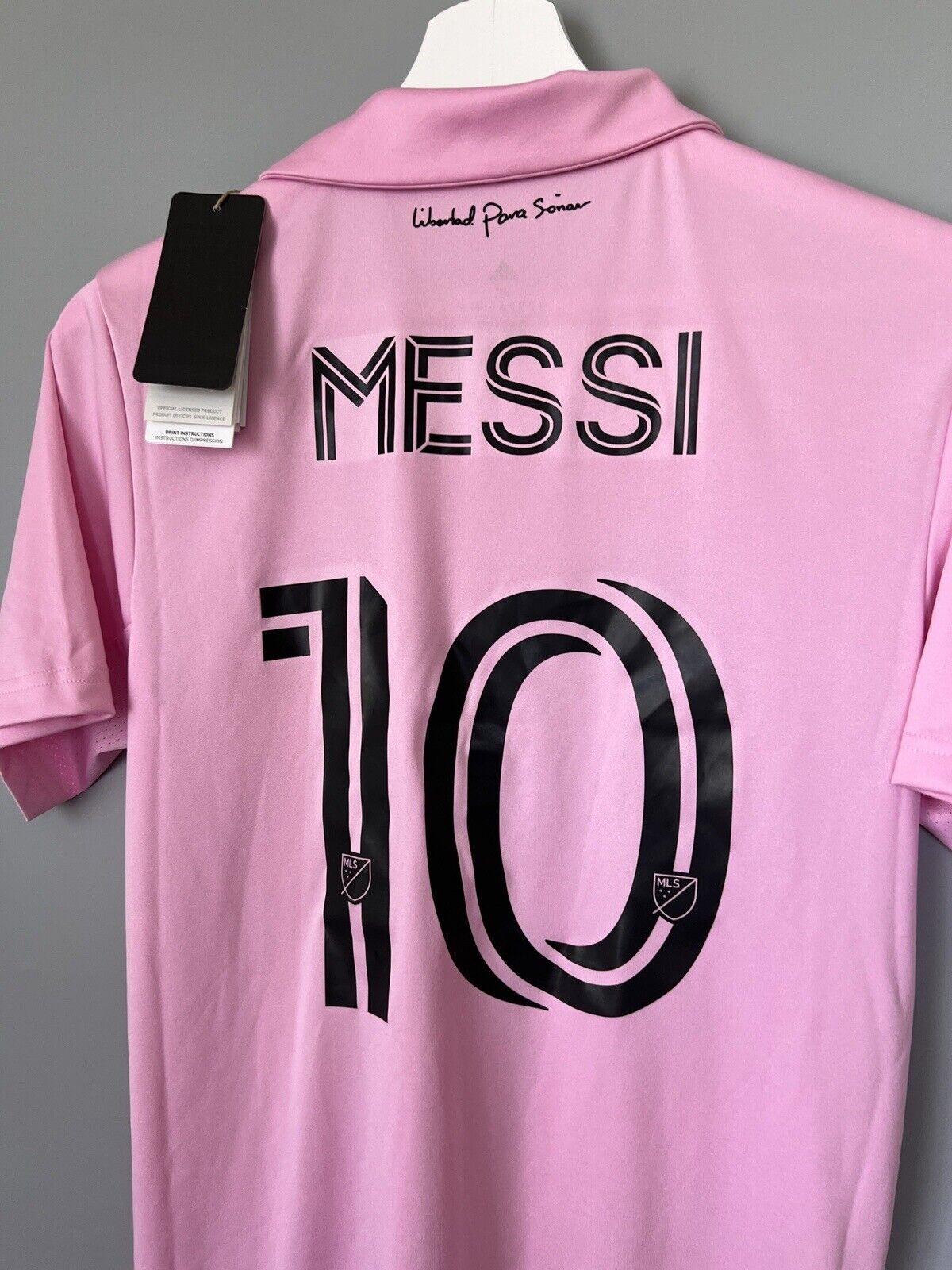 Messi Inter Miami Jersey 22/23 Home Soccer Shirt JE9701 Adidas Mens Size XS