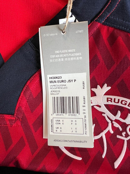 Munster Rugby Jersey 22/23 European Player Issue Adidas Size 6 Mens