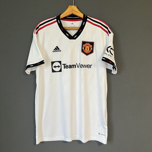 Manchester United Jersey 2022/23 Away Mens Adidas H13880 Football Shirt Large