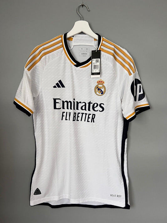 Real Madrid Jersey 23/24 Home Authentic Soccer Shirt IA5139 Adidas Mens Size M
