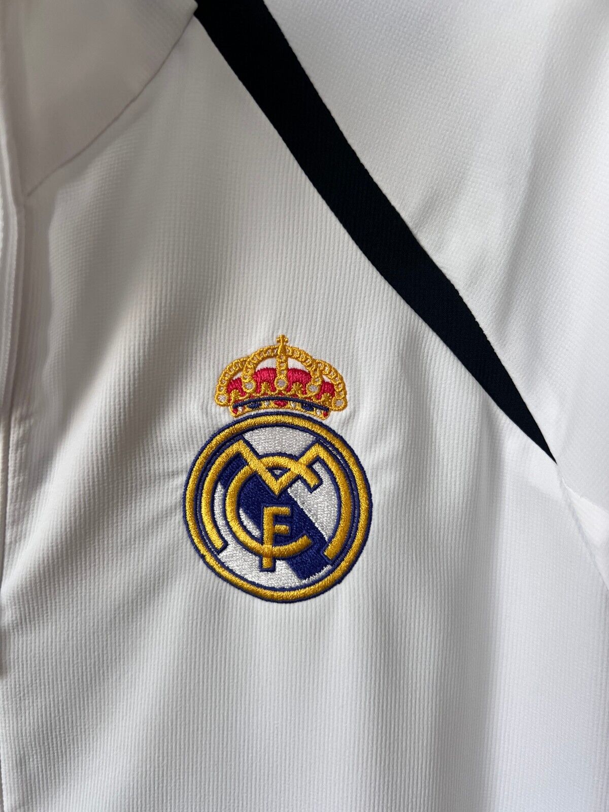 Real Madrid Teamgeist Jacket 2006 x 2021 White Soccer Adidas HA2537 Mens Size M