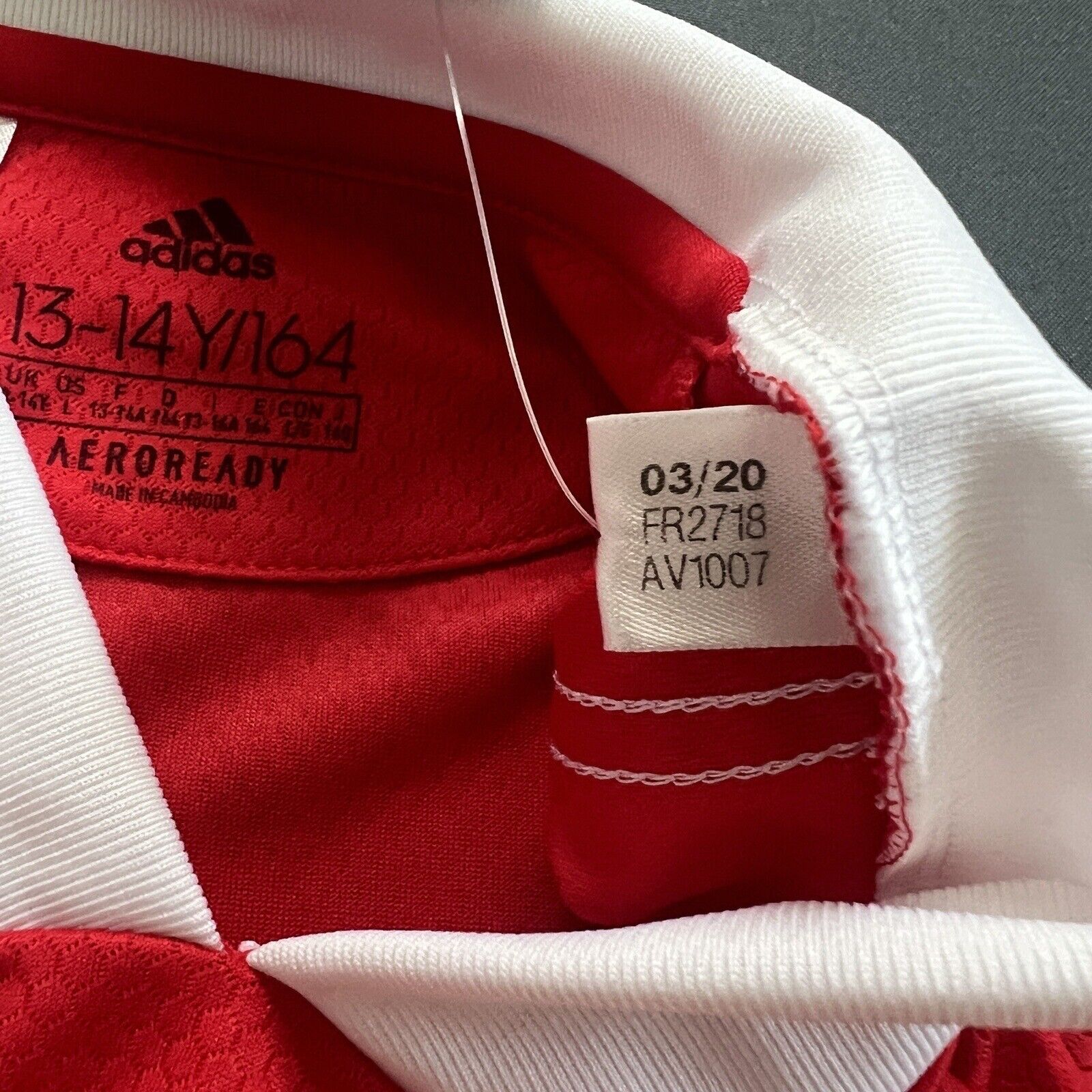 FC Union Berlin Jersey 2020 2021 Home Size L Boys Football Shirt Adidas