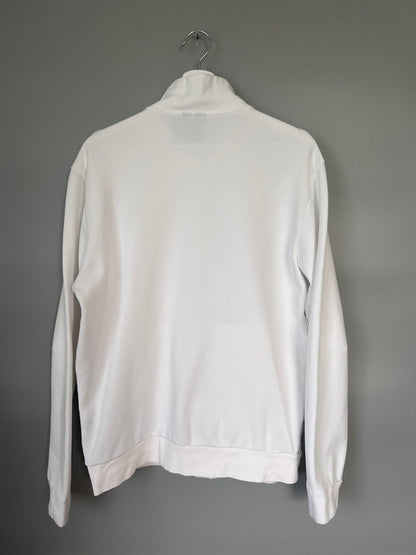 Real Madrid Anthem Jacket White Soccer Football Adidas HY0643 Mens Size M