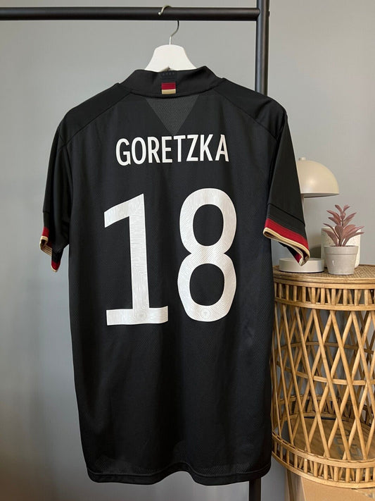 Goretzka Germany Jersey 2020 Away Soccer Shirt EH6117 Adidas Mens Size M