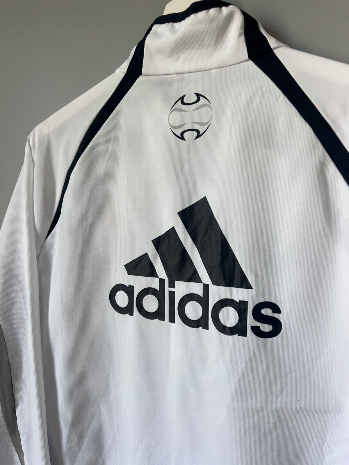 Real Madrid Jacket Teamgeist 2006x2021 White Soccer Adidas HA2537 Mens Size M