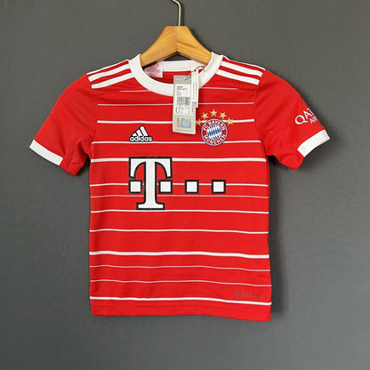 Bayern Munich 2022-23 Home Size XS 7-8Y Boys Soccer Football Shirt Adidas