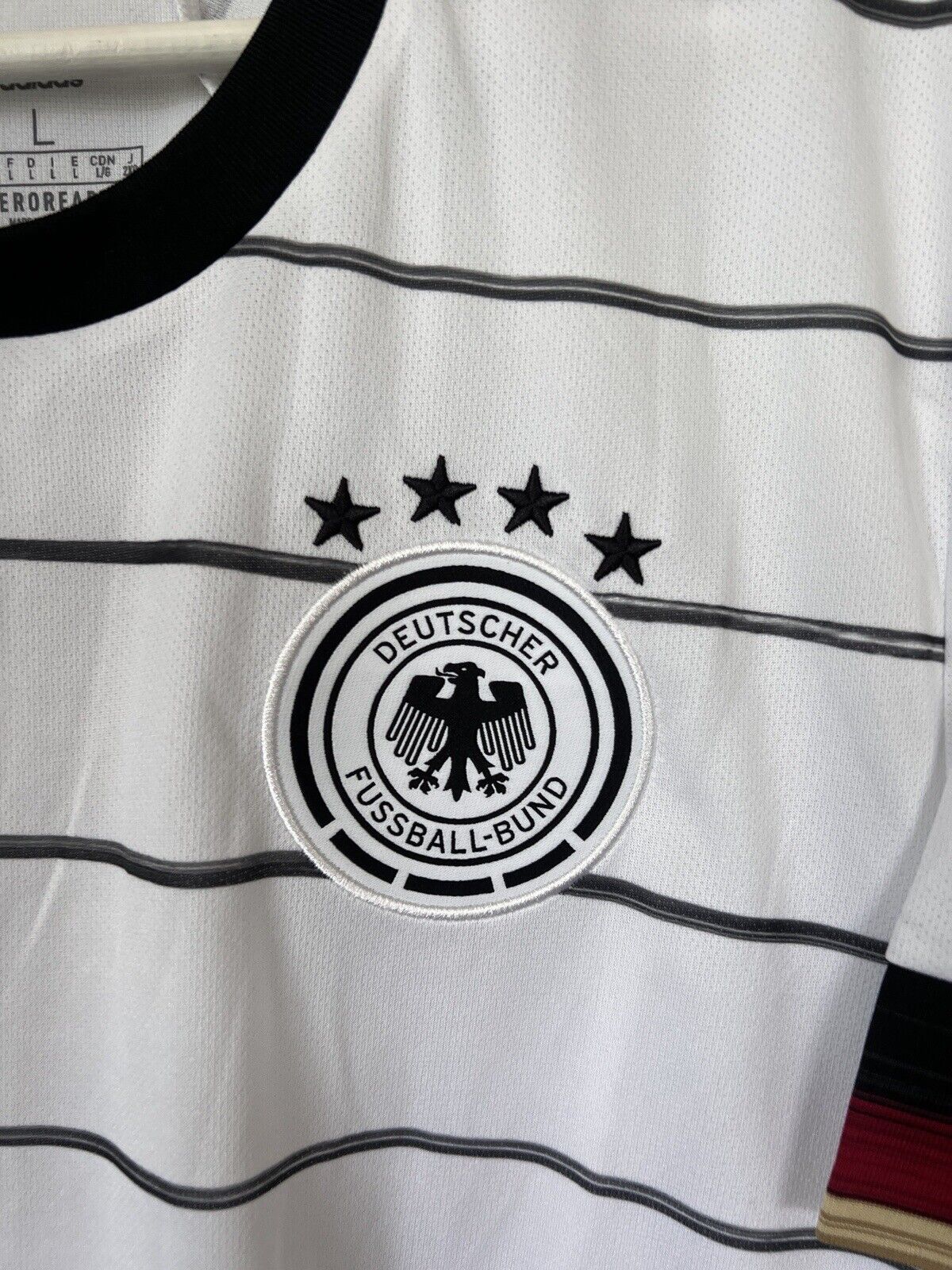 Germany Jersey 2020 Home Soccer Football Shirt Adidas EH6105 Mens Size L