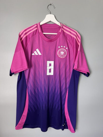 Goretzka Germany Jersey 2024 Away Soccer Shirt Adidas IP8158 Mens Size XL